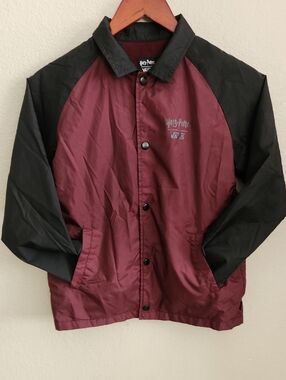 VANS X Harry Potter, Maroon and Black Lightweight Windbreaker Kids Jacket